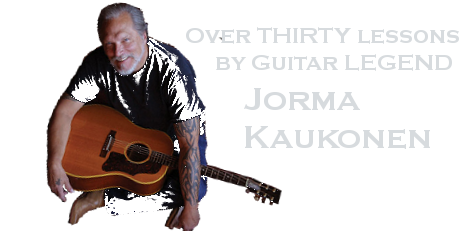 Over Thirty Lessons by Guitar Legend Jorma Kaukonen