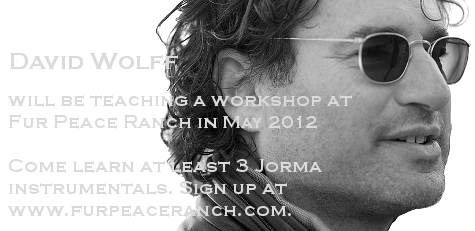 David Wolff at the Fur Peace Ranch May 2012